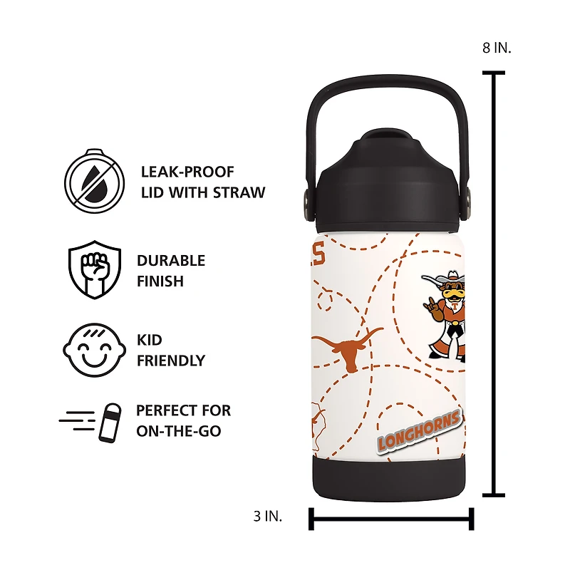 Bouteille mascotte Texas Longhorns de 355 ml (12 oz) de Logo Brands