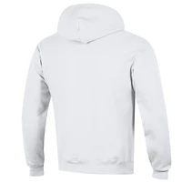 Men's Champion  White Texas Longhorns Arch Over Logo Pullover Hoodie