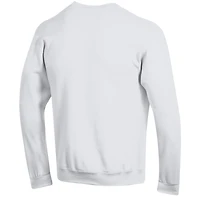 Men's Champion  White Texas Longhorns Arch Over Logo Pullover Sweatshirt