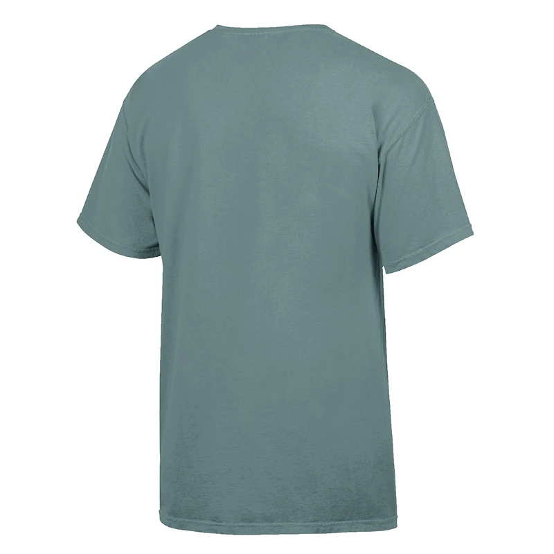 Men's ComfortWash Green Texas Longhorns Distressed Arch T-Shirt