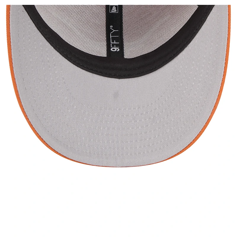 Casquette snapback basse 9FIFTY Texas Longhorns de New Era pour homme, orange