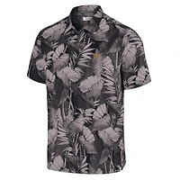 Men's Tommy Bahama  Black Texas Longhorns Coast Nuevo Fronds Camp Button-Up Top
