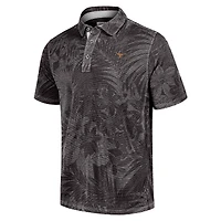Men's Tommy Bahama  Black Texas Longhorns Sport Santiago Paradise Polo