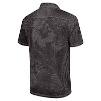 Men's Tommy Bahama  Black Texas Longhorns Sport Santiago Paradise Polo