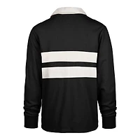 Polo de rugby à manches longues '47 pour hommes Texas Longhorns Clubhouse Knox Thames noir