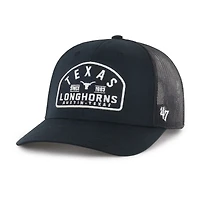 Casquette trucker ajustable Leland '47 Black Texas Longhorns pour homme