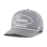 Men's '47 Gray Texas Longhorns Contemporary Basics Foundational Rope Hitch Adjustable Hat