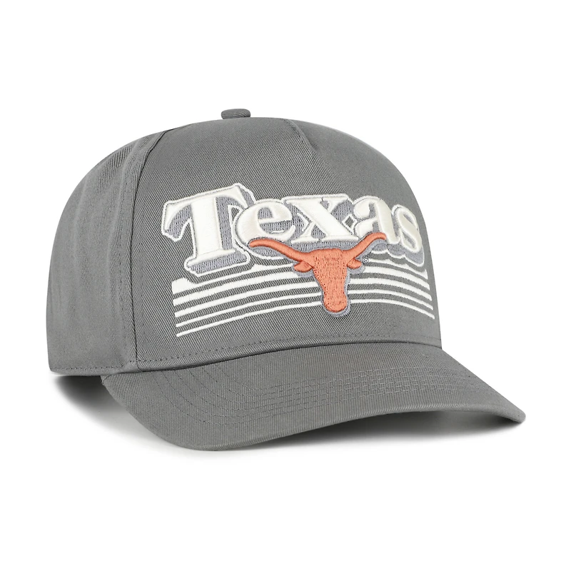 Casquette ajustable pour homme « 47 Gray Texas Longhorns Script Fade Hitch »