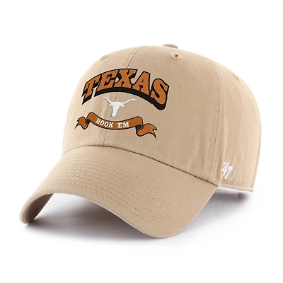 Casquette ajustable kaki '47 Texas Longhorns Region Clean Up pour homme