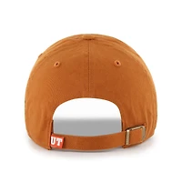 Men's '47  Texas Orange Texas Longhorns College Vault Clean Up Adjustable Hat