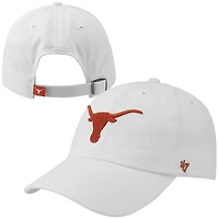 Casquette ajustable Texas Longhorns Clean Up blanche 1947 pour homme