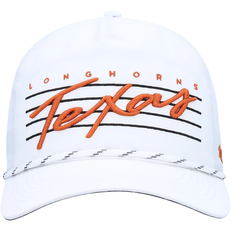 Men's '47  White Texas Longhorns Downburst Hitch Trucker Adjustable Hat