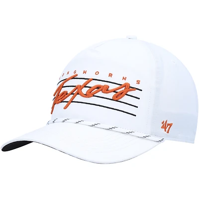 Men's '47  White Texas Longhorns Downburst Hitch Trucker Adjustable Hat