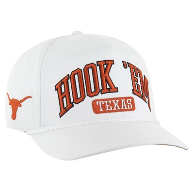 Casquette snapback Texas Longhorns Local Arch Hitch blanche '47 pour homme