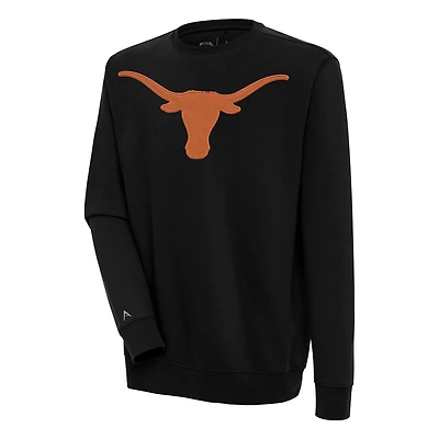 Sweat-shirt Victory noir pour homme des Texas Longhorns d'Antigua