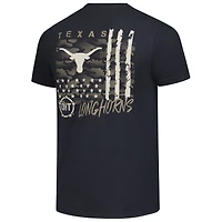 T-shirt noir à imprimé camouflage Texas Longhorns OHT pour homme