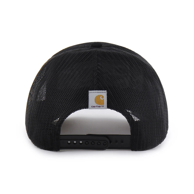 Casquette trucker Carhartt x '47 Texas Longhorns noire pour homme, ajustable
