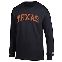 Men's Champion Texas Longhorns Basic Arch Long Sleeve T-Shirt