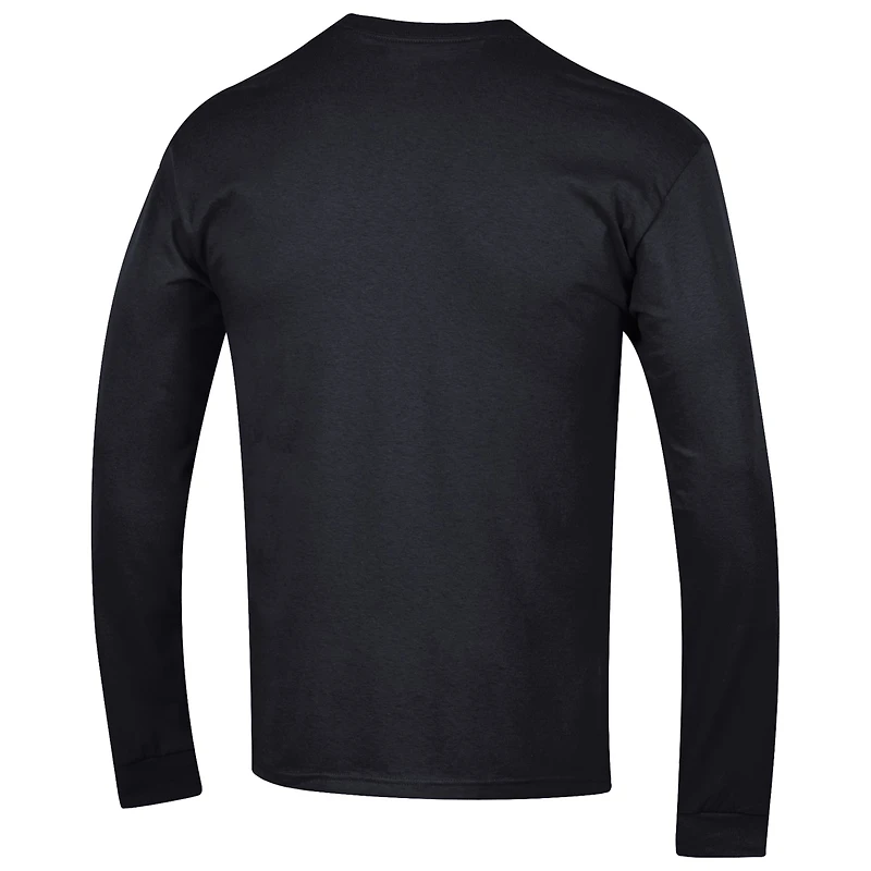 Men's Champion  Black Texas Longhorns Bevo Long Sleeve T-Shirt
