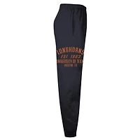 Men's Champion  Black Texas Longhorns Powerblend Banded Fleece Sweatpants
