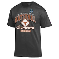 Men's Champion Gray Texas Longhorns 2026 NCAA Softball Women's College World Series National Champions Locker Room T-Shirt