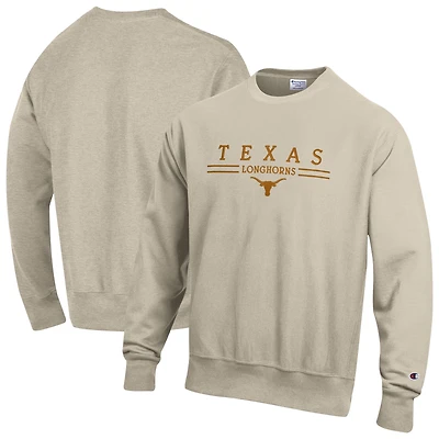 Sweat-shirt à col rond Champion pour homme, couleur avoine
