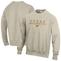 Sweat-shirt à col rond Champion pour homme, couleur avoine