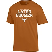 Men's Champion Texas Orange Longhorns Red River Rivalry Slogan T-Shirt