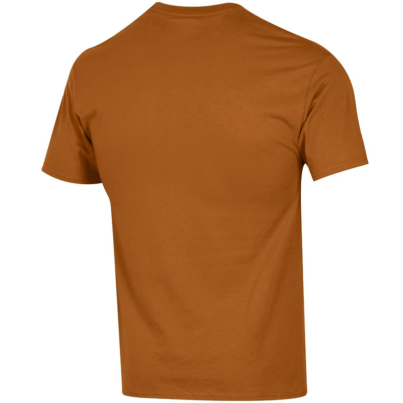 Men's Champion Texas Orange Longhorns Red River Rivalry Slogan T-Shirt