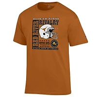 Men's Champion  Texas Orange Longhorns Red River Rivalry Slogan T-Shirt