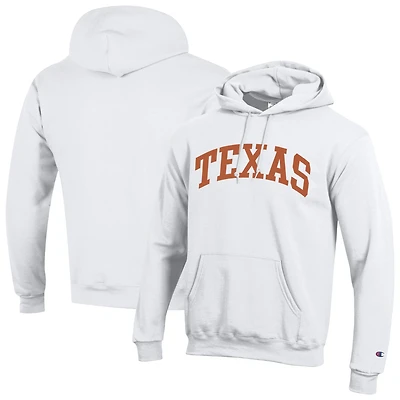 Sweat à capuche en polaire Champion White Texas Longhorns Basic Arch pour homme