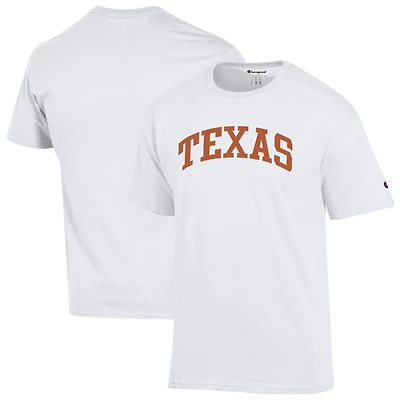Men's Champion  Black Texas Longhorns Basic Arch T-Shirt