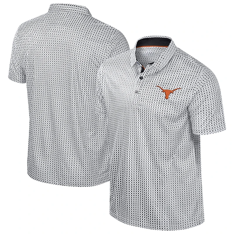 Polo Marty Rival noir pour homme Colosseum Texas Longhorns Big & Tall