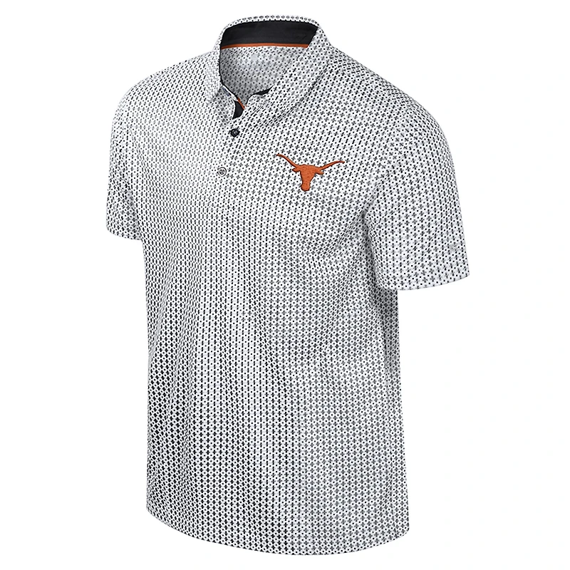 Polo Marty Rival noir pour homme Colosseum Texas Longhorns Big & Tall