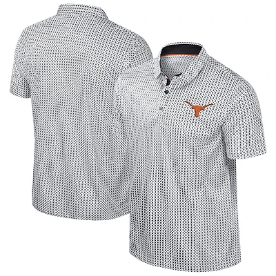 Polo Marty Rival noir pour homme Colosseum Texas Longhorns Big & Tall
