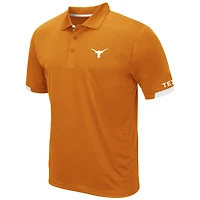 Polo léger Santry orange brûlé pour homme Colosseum Texas Longhorns