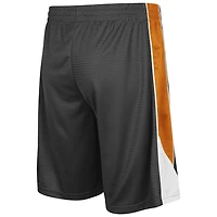 Short à revers Colosseum Charcoal/Texas Orange Texas Longhorns pour homme