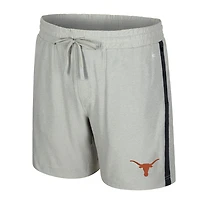 Short Mac gris Colosseum pour homme des Texas Longhorns