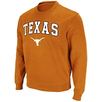 Sweat-shirt Colosseum Texas Orange Longhorns Arch & Logo pour hommes