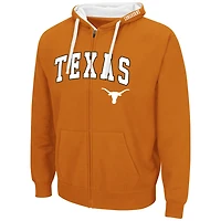 Men's Colosseum Texas Orange Longhorns Big & Tall Full-Zip Hoodie