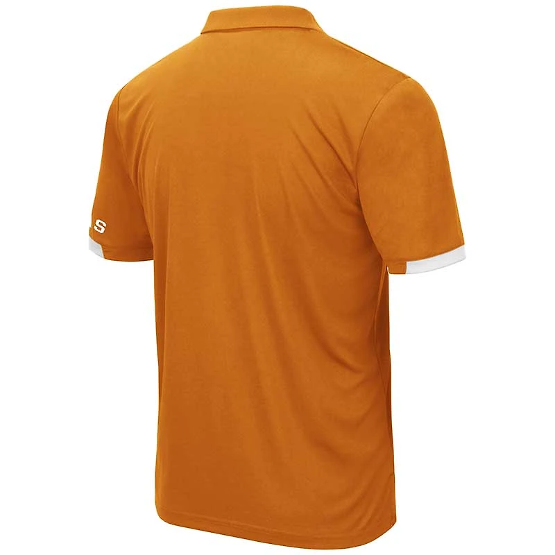 Men's Colosseum Texas Orange Longhorns Big & Tall Santry Polo