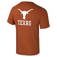Men's Colosseum Texas Orange Longhorns Logo Lockup 2-Hit Active Blend T-Shirt