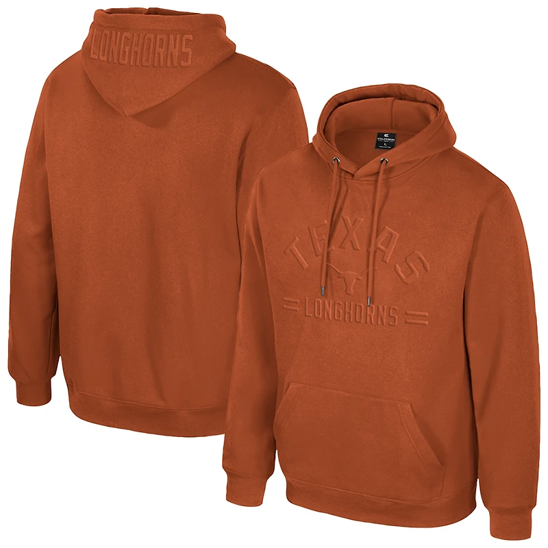 Sweat à capuche orange Texas Longhorns pour nouveau membre du Colosseum homme