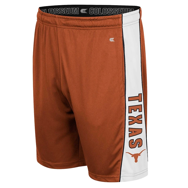 Short Colosseum Burnt Orange Texas Longhorns Panel pour homme