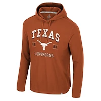 Sweat à capuche délavé orange Texas Longhorns Simoleans pour homme Colosseum