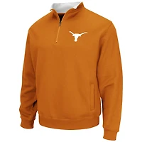 Men's Colosseum Texas Orange Longhorns Tortugas Quarter-Zip Sweatshirt