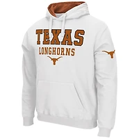 Sweat à capuche Colosseum Texas Longhorns Sunrise pour homme, blanc