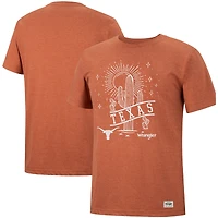 Men's Colosseum x Wrangler Heather Texas Orange Longhorns Desert Landscape T-Shirt