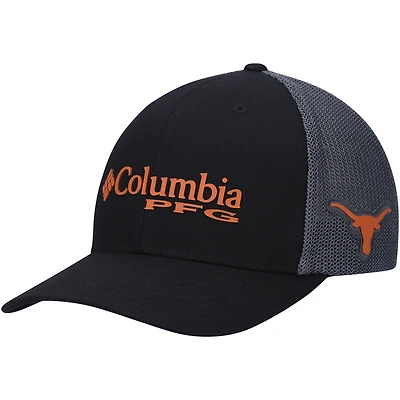 Casquette Columbia Texas Longhorns Collegiate Snapback pour homme, noir/gris