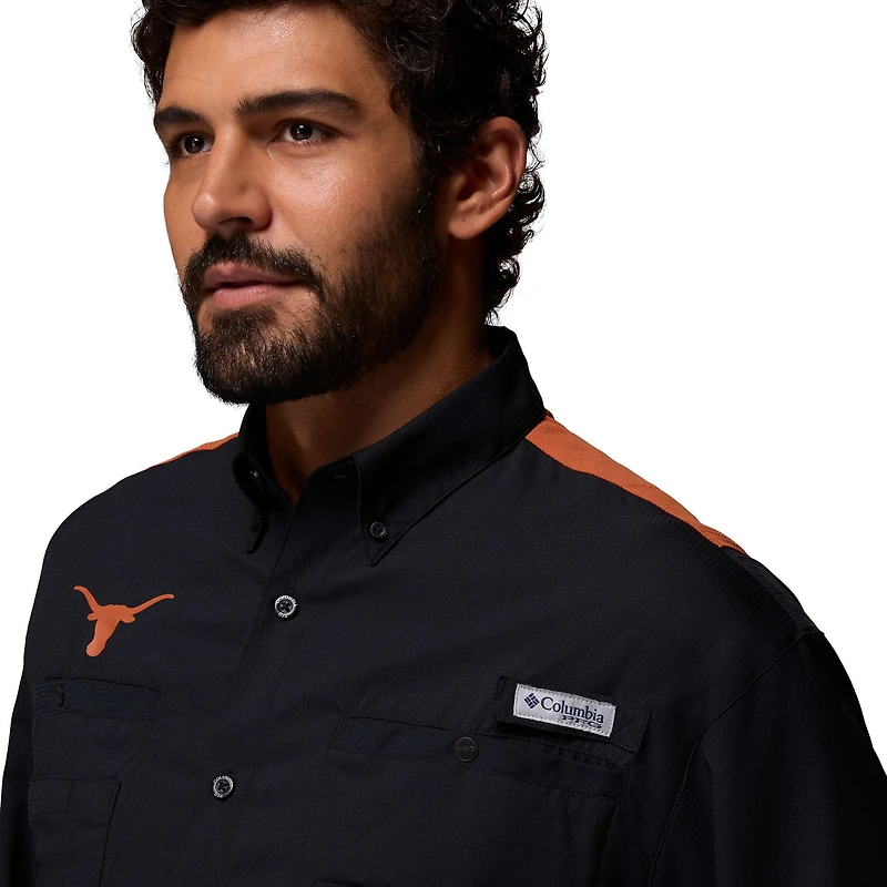 Chemise boutonnée Columbia Texas Orange Texas